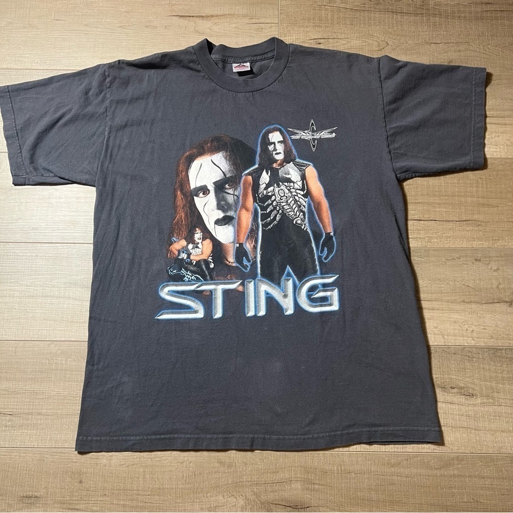 Sting T-Shirt Size XL Original Vintage WCW